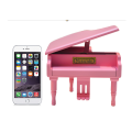 Handgekurbelte hölzerne Mini-Klavierspieluhr